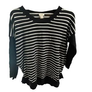 J. Crew 3/4 sleeve top size small